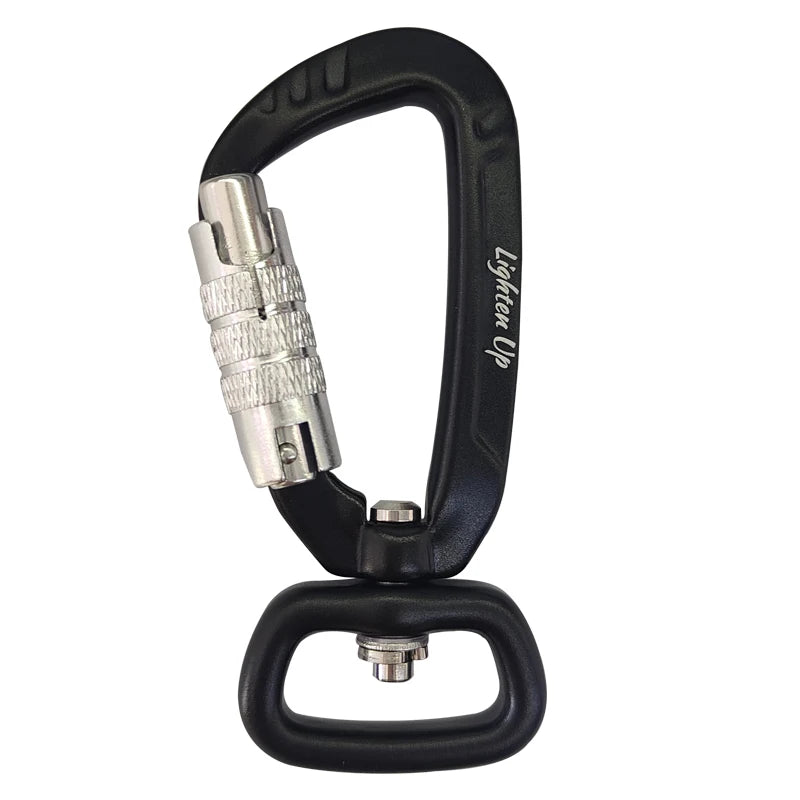 Safety Carabiner Clip Auto Locking 360 Rotational Hook 4KN Pull for Dog Leash Hammocks Backpacks Outdoor Climbing Accessories