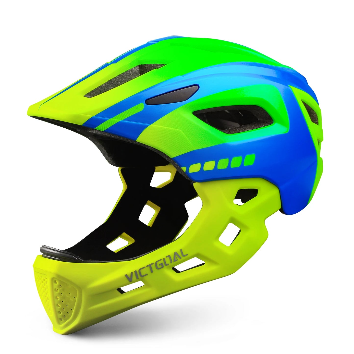 VICTGOAL Kids Detachable Full Face Bicycle Helmet Child Sports Safety Cycling Protection for Balance Bike Roller Skating Caps
