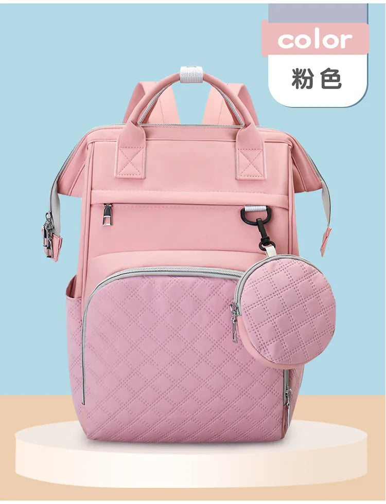 Diaper Bag Backpack Baby Essentials Travel Tote Multifunction Waterproof with Changing Station Pad Stroller Straps Big for Mommy
