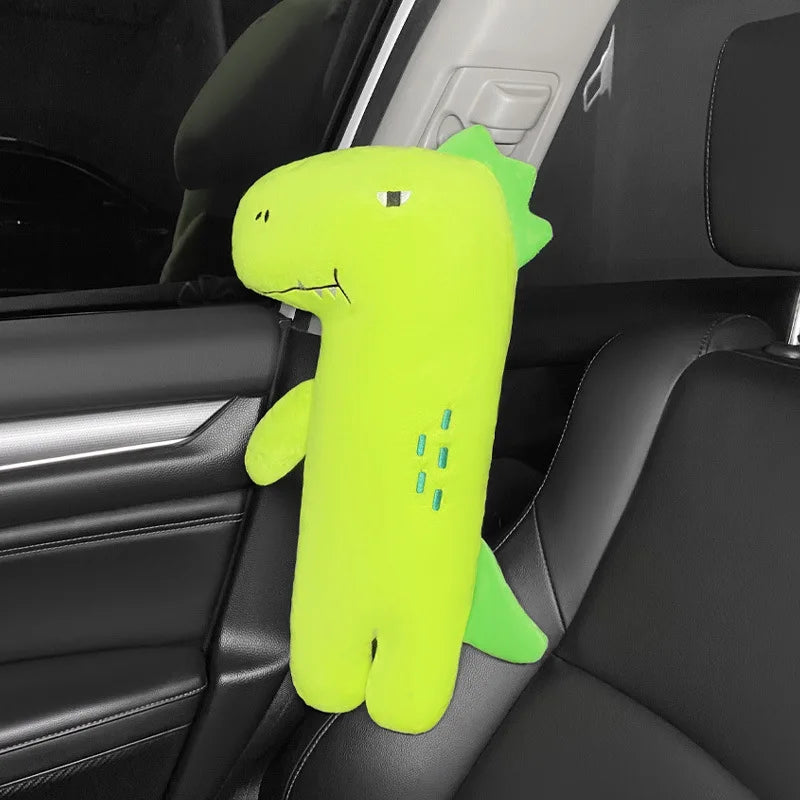 Kids Pillows Car Seat Safety Belt Pillow For Rest Sleeping Pillow Comfortable Seat Belt Cushion Cute Animal Pattern Accessories