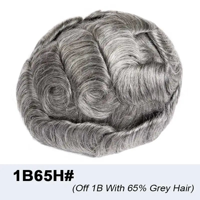100% Density Full Lace Male Hair Prosthesis Swiss Thin Lace Men's Wig Natural Hairline Human Hair Man Hair System Wigs For Men