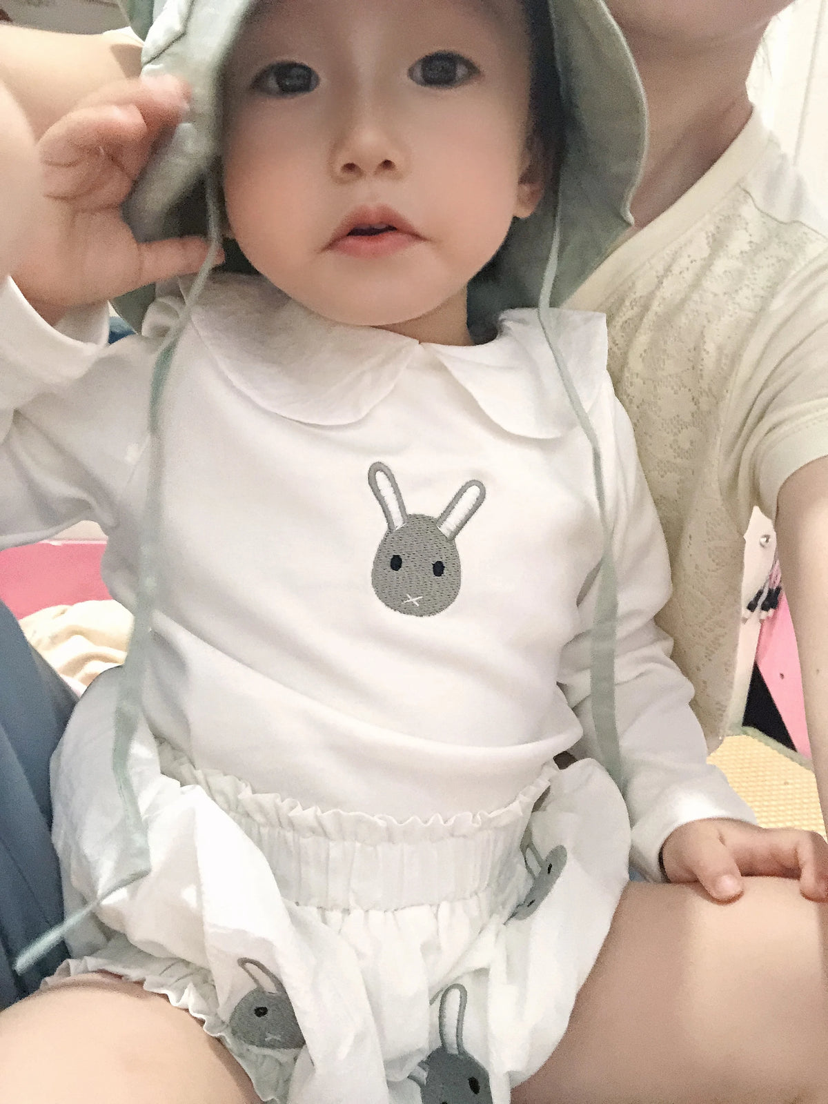 Summer Baby Set Long-sleeved Romper Top Shorts Pure Handmade Embroidered Cartoon Animals High-quality Fabric Physical Texture