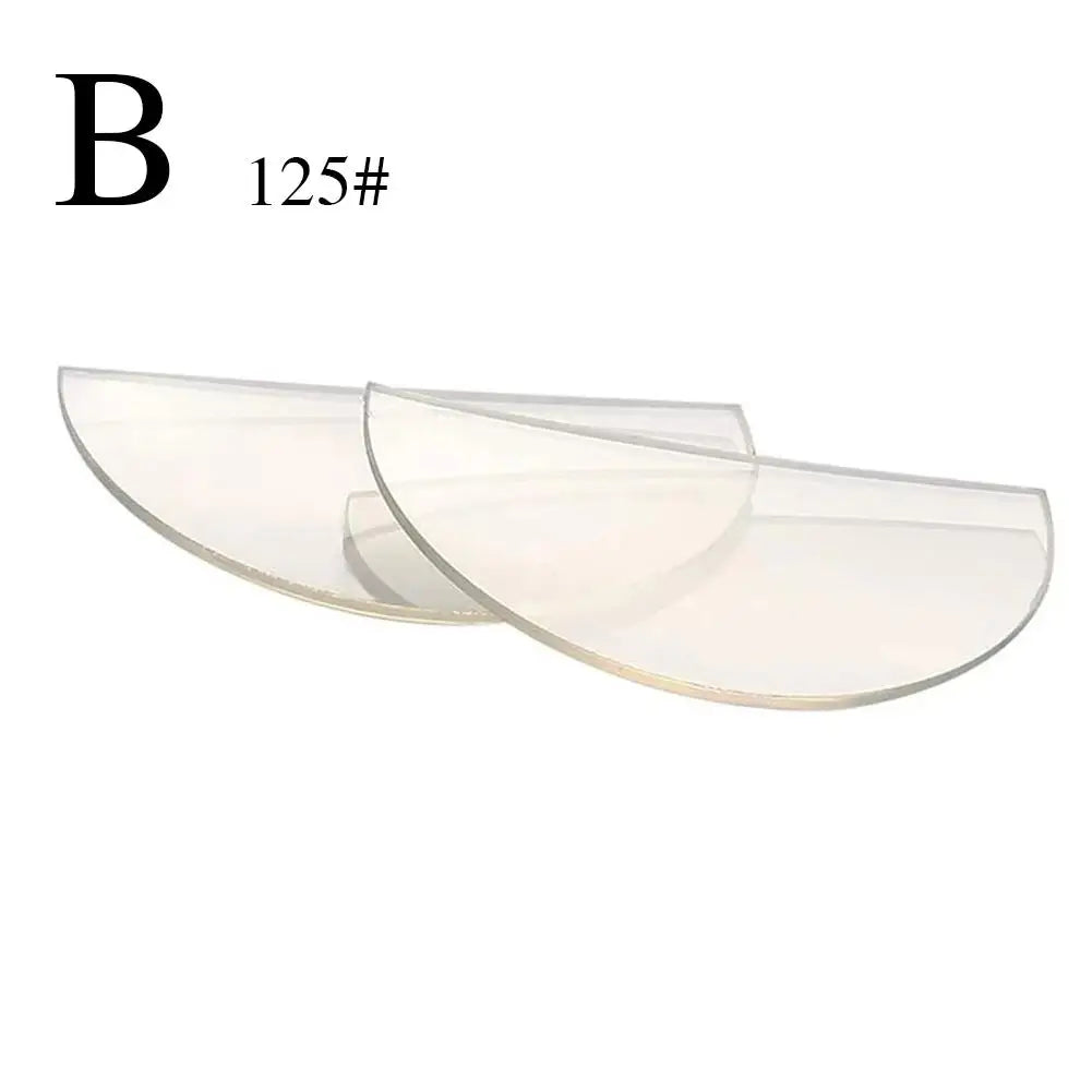 2pcs Stick-on Reading Glasses Lens Liquid Silicone Bifocal Presbyopic Lenses Magnification Bifocal Lenses +100 to +350