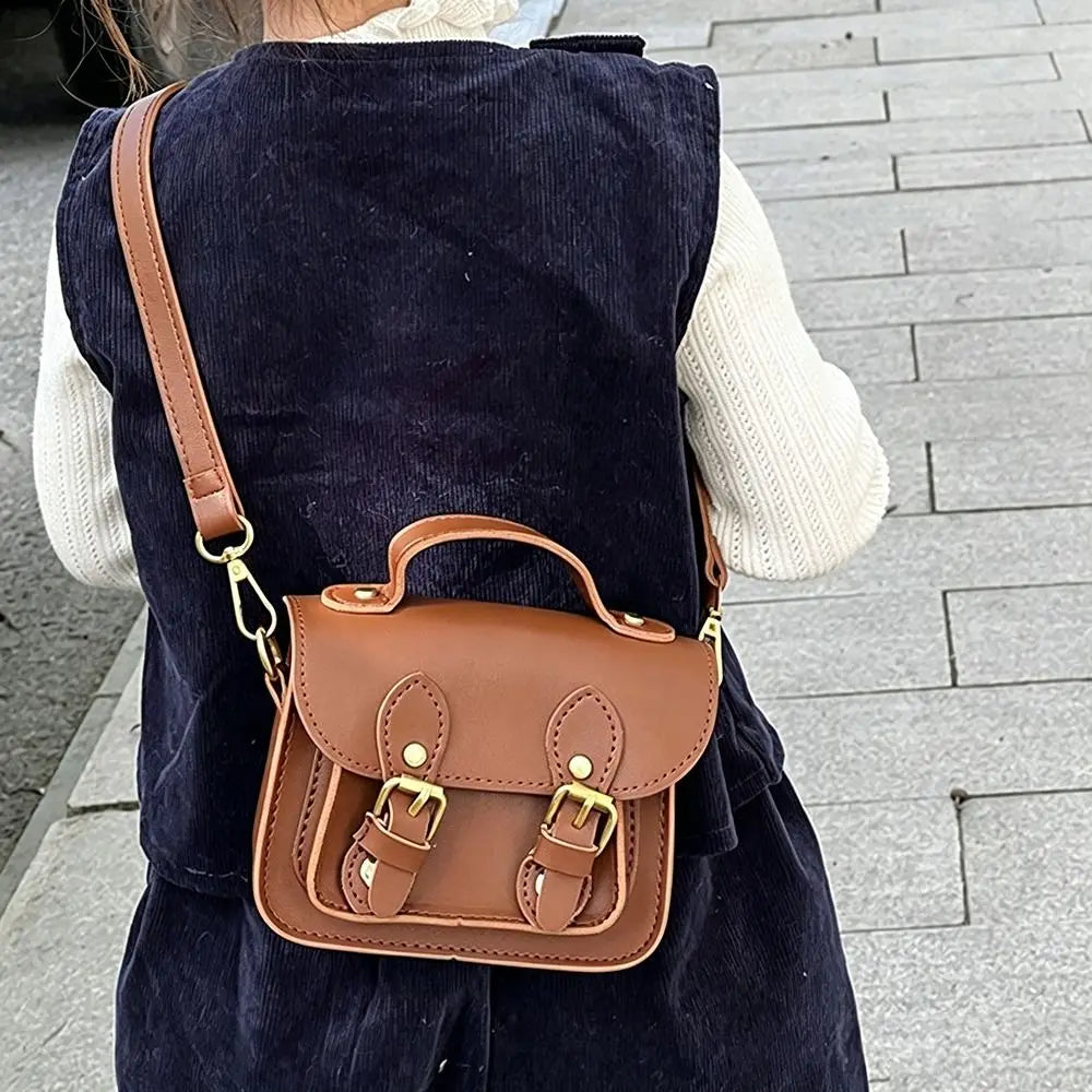 Versatile Design Children Messenger Bag Retro Style Simple Crossbody Bags Creative School Supplies Backpacks Cute For Women