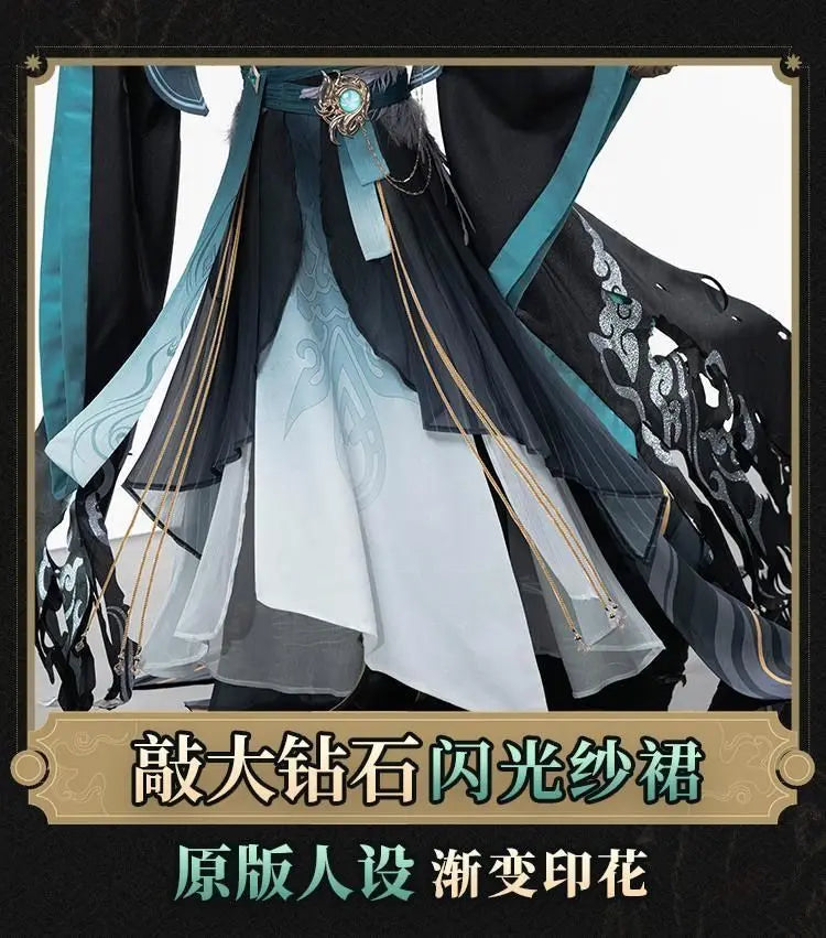 Halloween XIAO Costumes Hanfu Game Genshin Impact XIAO clothes Cosplay Costume Anime Costume Outfit Full Set