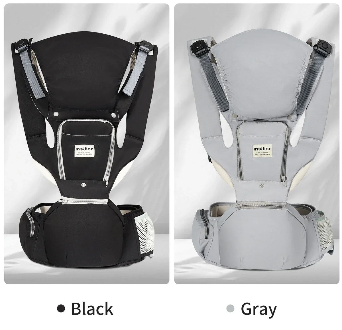 Baby Four Seasons Style Carrier Multi-functional Child Waist Stool Breathable Waist Stool With Hip Seat Front Hold Portable 0-2Y