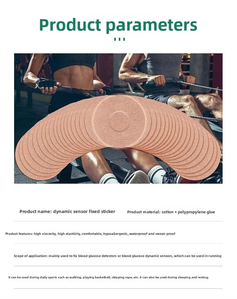 40/30/20/10PCS Freestyle Libre Sensor Stickers Sports Breathable Waterproof Adhesive Patches Overpatch Tape for Climbing