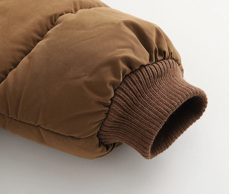 Bear Baby Winter Jackets for Girls Boys Clothes Cotton-Padded Thicken Kids Coats Children Parkas Jacket Baby Outerwear