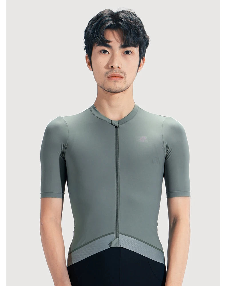 LAMEDA Cycling Jersey Man Summer Jersey MTB Anti-UV Bike Short Sleeve with 3 Pockets Men's Bicycle Riding Shirt Sports Clothing