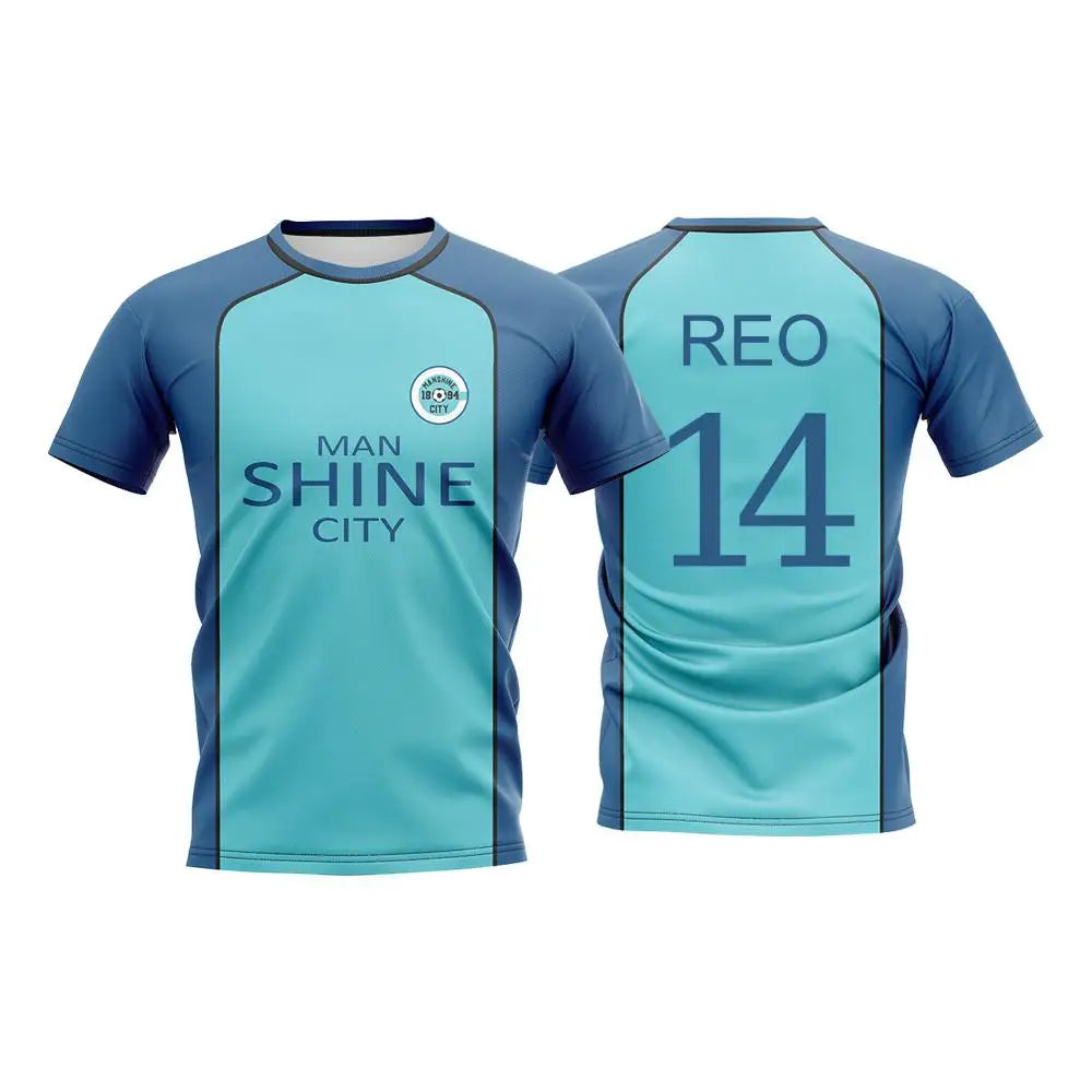 Blue Lock Nagi Man Shine City Jersey Japanese Anime Cosplay Football Uniform Breathable Sports T-shirt Hyoma Chigiri Tops Unisex