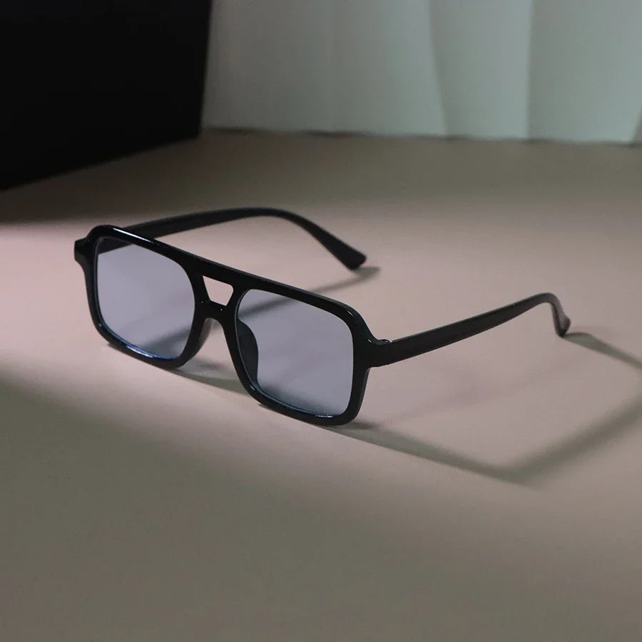 Classic Rectangle Sunglasses Women Men Fashion Vintage Sun Glasses Female Male Designer Casual Travel Shades Oculos De Sol