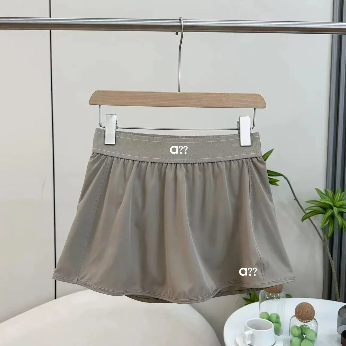 2026 Women's Spring/Summer New Sports Fitness Classic Elastic Waist Tennis Skirt Outdoor Leisure Fitness Skirt Vest