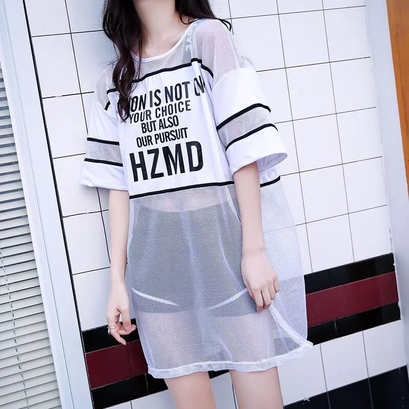 Large Size Women's Swimsuit Tee-Piece Set Conservative Bikini Spor Student Little Fraance Sle Teenage Girl Flat Footwear