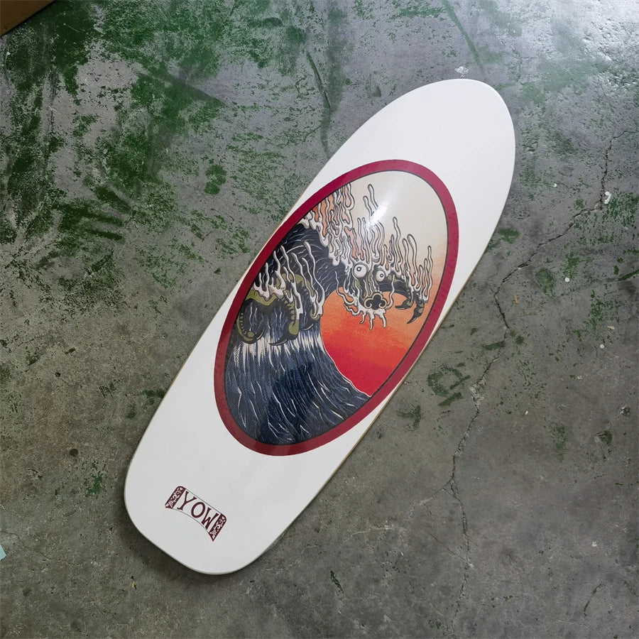 land surf YOW skateboard longboards whole kits good quality spring system branded with trucks wheels bearings and tool