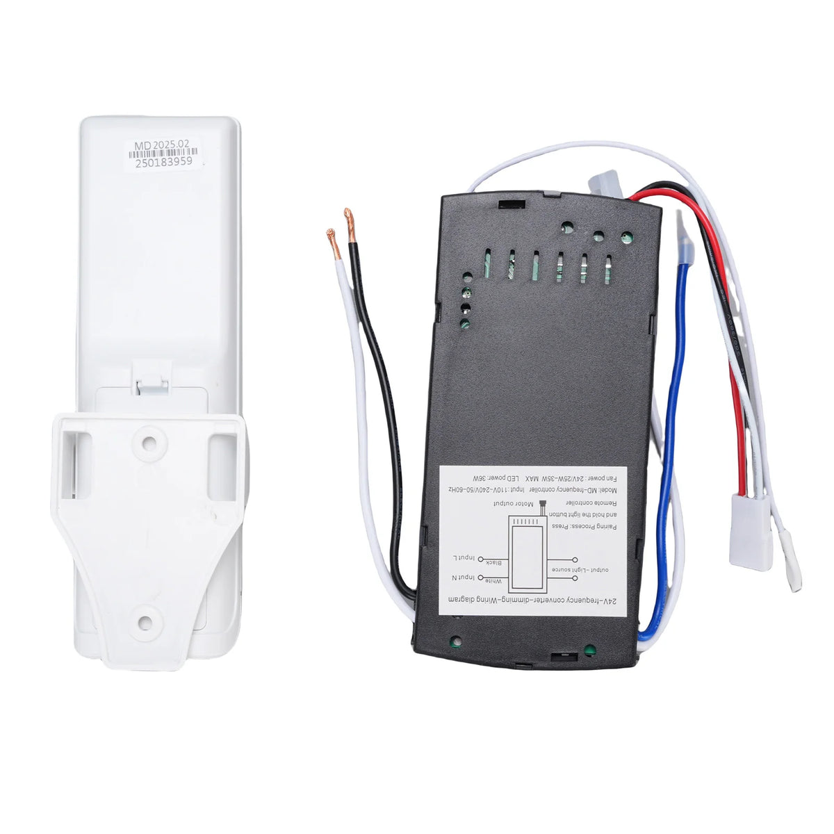 Ceiling Fan Controller Receiver 6 Speeds  Ceiling Fan Light Remote Control Kit Long Distance Timer for Replacement