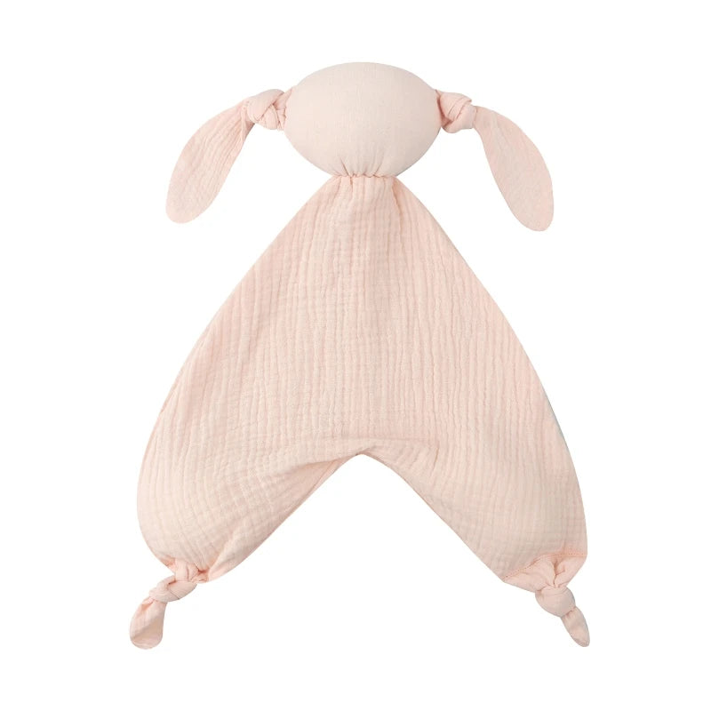 Baby Security Blanket Soothing Appease Towel Soft Animal Rabbit Plush  Teething Bib Infants Comfort Sleeping Nursing Dropship