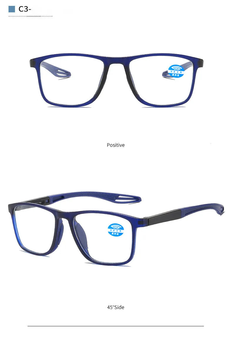 BOYSEEN Sports smart zoom reading glasses with adjustable ultra light technology for reading reading presbyopia glasses