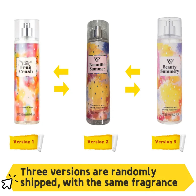 Women Secret Flower Season Perfume 236ml Body Mist Victoria Charm Lasting Body Spray Fresh Fruity Deodorant Purifying Air Spray