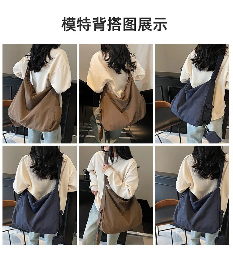 Women's Handbag Large Women Shoulder Shopper Bag Canvas Luxury Designer Cloth Tote Bags for Woman Big Female Daily Commuter City