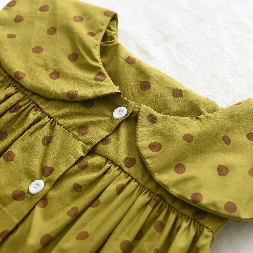 Bear Leader Girls Korean Fashion Dresses Female Baby Summer Clothes Fresh and Cute Flowers In The Paragraph Princess Dress