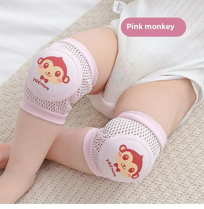 Baby Knee Pads Thin Summer Infant Crawling Protector Anti-fall Toddler Learning To Walk Knee Sleeve for Newborn Crawling Elbow