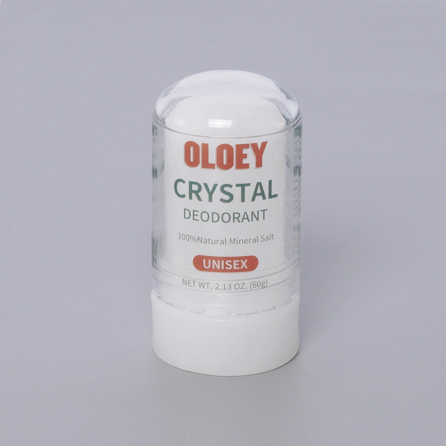 60g Natural Alum Crystal Deodorant Stick for Women & Men – Potassium Alum Stone for Odor Control,Non-Sticky Mineral Rock Design