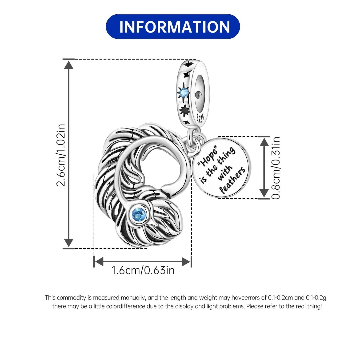 925 Sterling Silver Two-tone Symmetrical Angel Wing Pendant Necklace for Women Lucky Symbol Original Jewelry Party Couple Gift