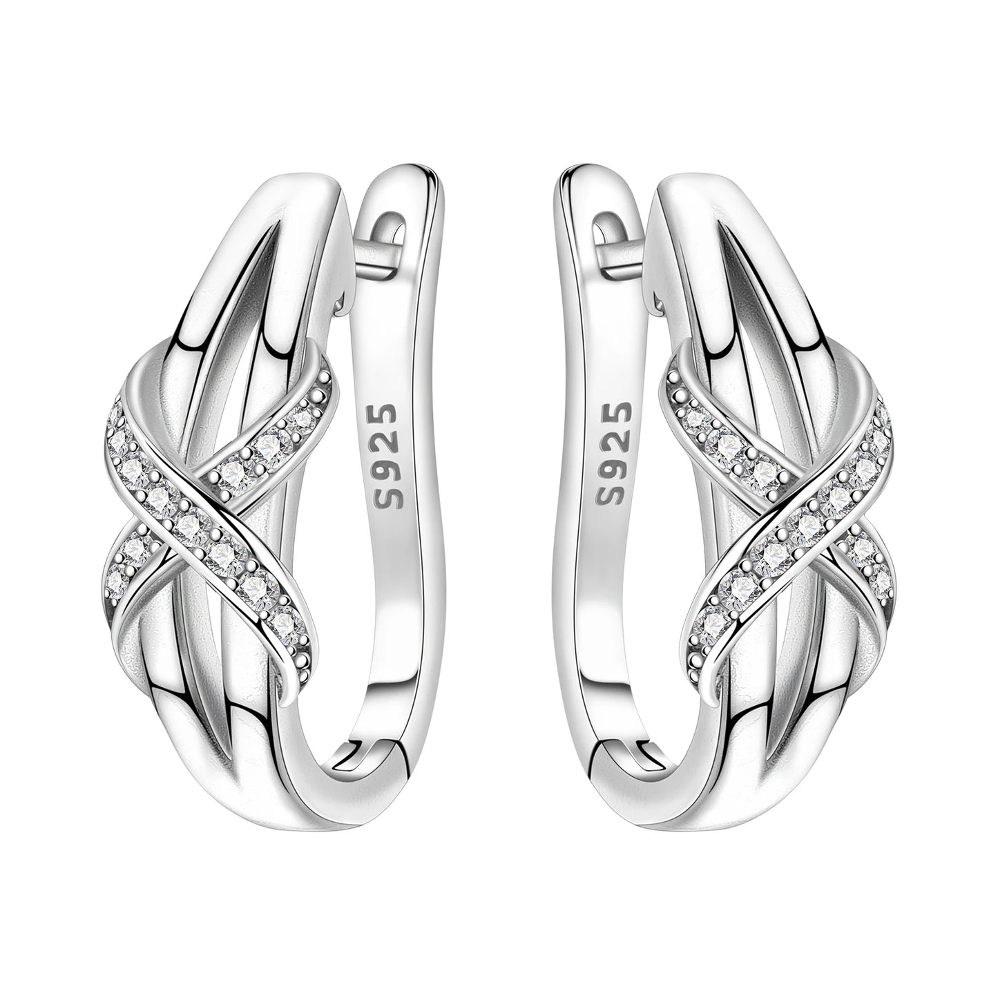 925 Sterling Silver Needle Iris Flower Hoop Earrings for Women Original Elegant Versatile Jewelry Birthday Party Fine Gift 2026