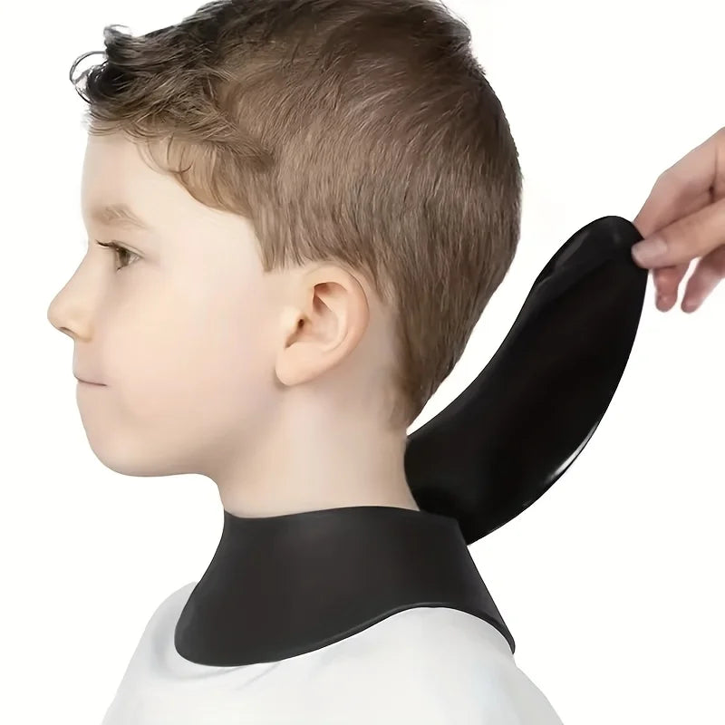 Adjustable Silicone Hairdressing Cape for Coloring & Chemical Treatments, Reusable Professional Salon Neck Protector