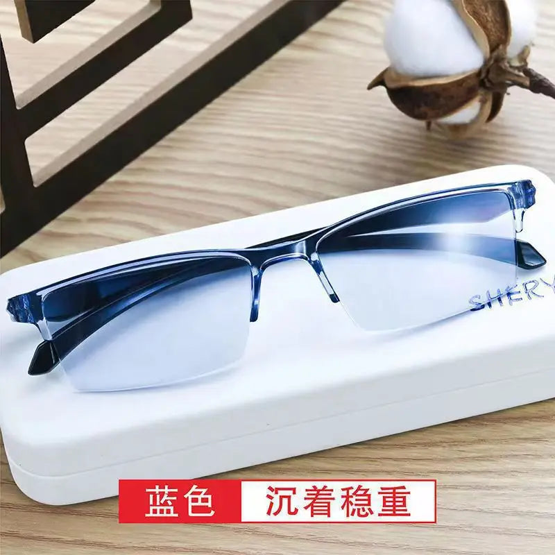 Lntelligent zoom high-definition presbyopia glasses, anti UV, anti blue light, anti fatigue presbyopia glasses for men and women