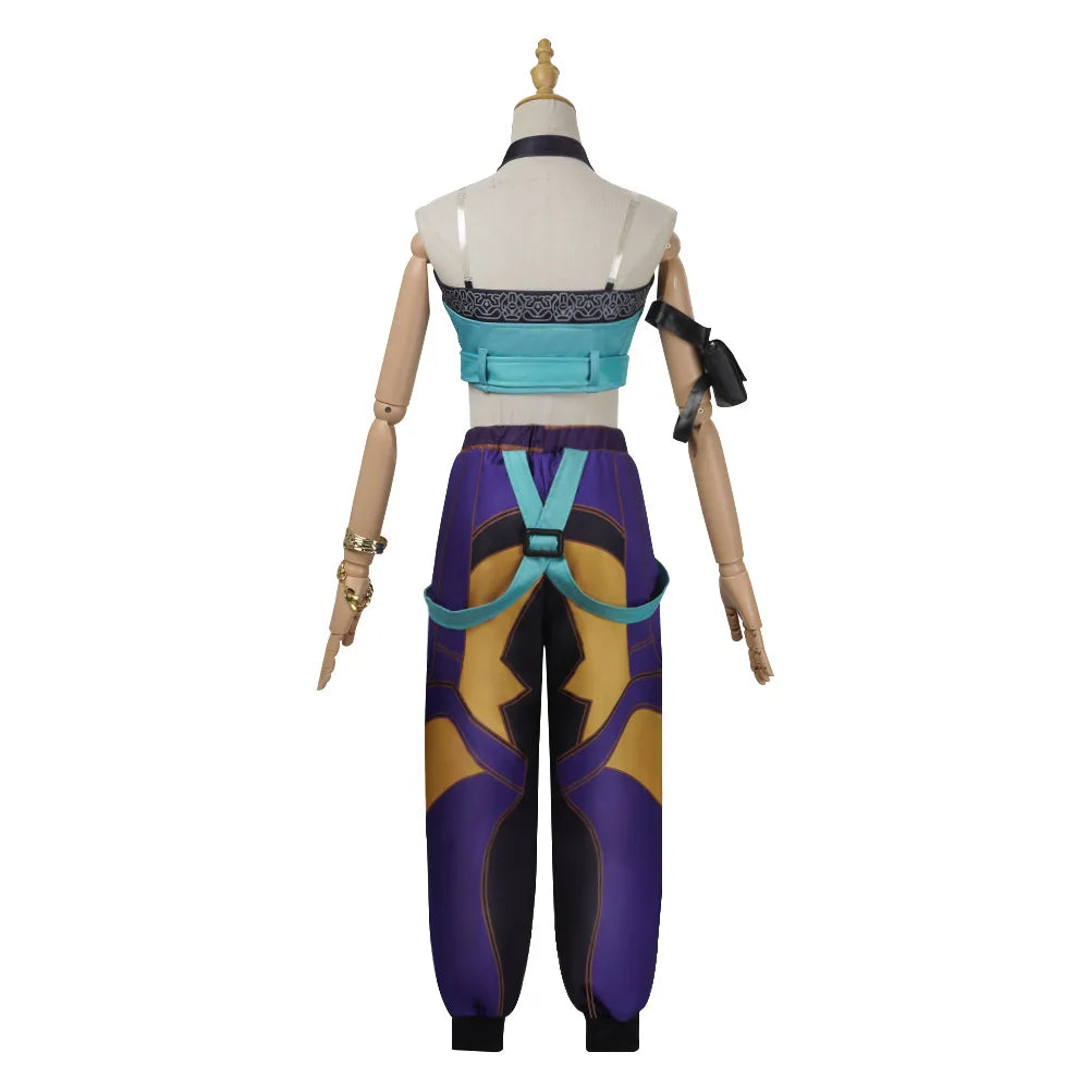 Halloween Fancy Dress Adult Kids Street Hip Hop Role Play Outfit 3 Styles Printed Crop Top Skirt Shorts Idol Stage Costume
