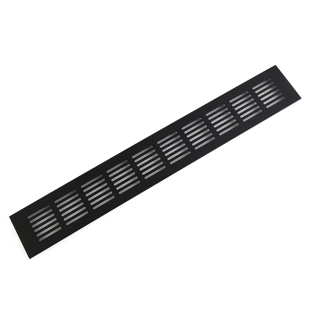 60mm Aluminium Rectangular Cabinet Wardrobe Air Vent Grille Ventilation Cover