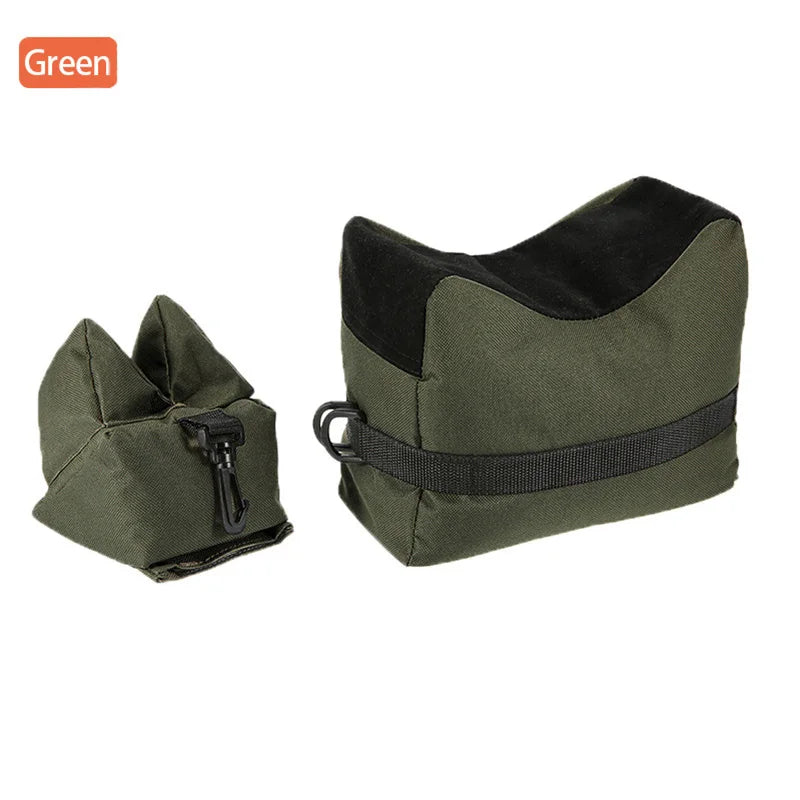 Tactical Gun Rest Bag Support Stand Outdoor Shooting Sandbag Unfilled Front Rear Gun Bag Airsoft Hunting Accessories