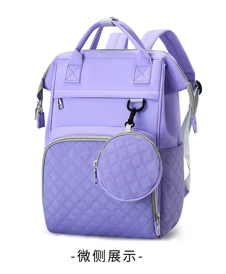 Diaper Bag Backpack Baby Essentials Travel Tote Multifunction Waterproof with Changing Station Pad Stroller Straps Big for Mommy