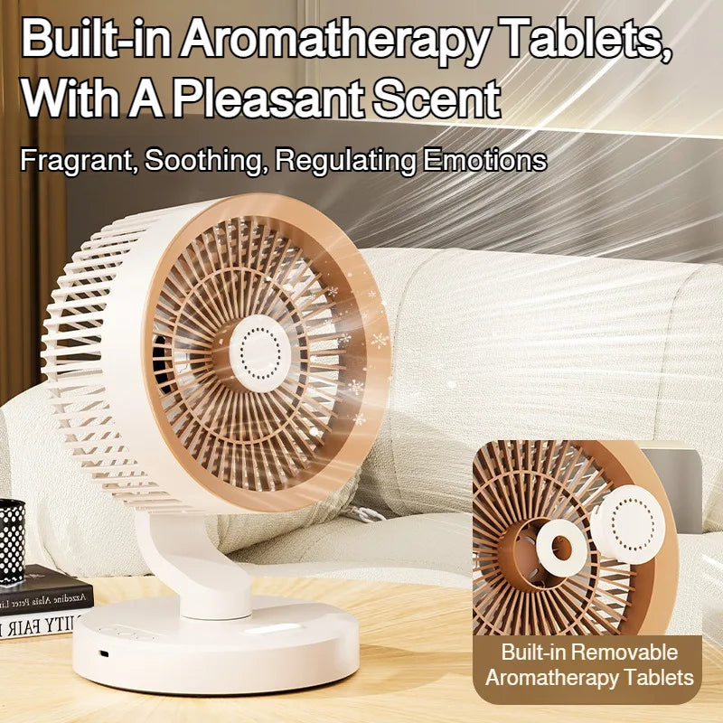 Desktop Circulating Small Wall Mounted Fan Multifunction Shaking Head Remote Control Quiet Cooling Fan For Home Office