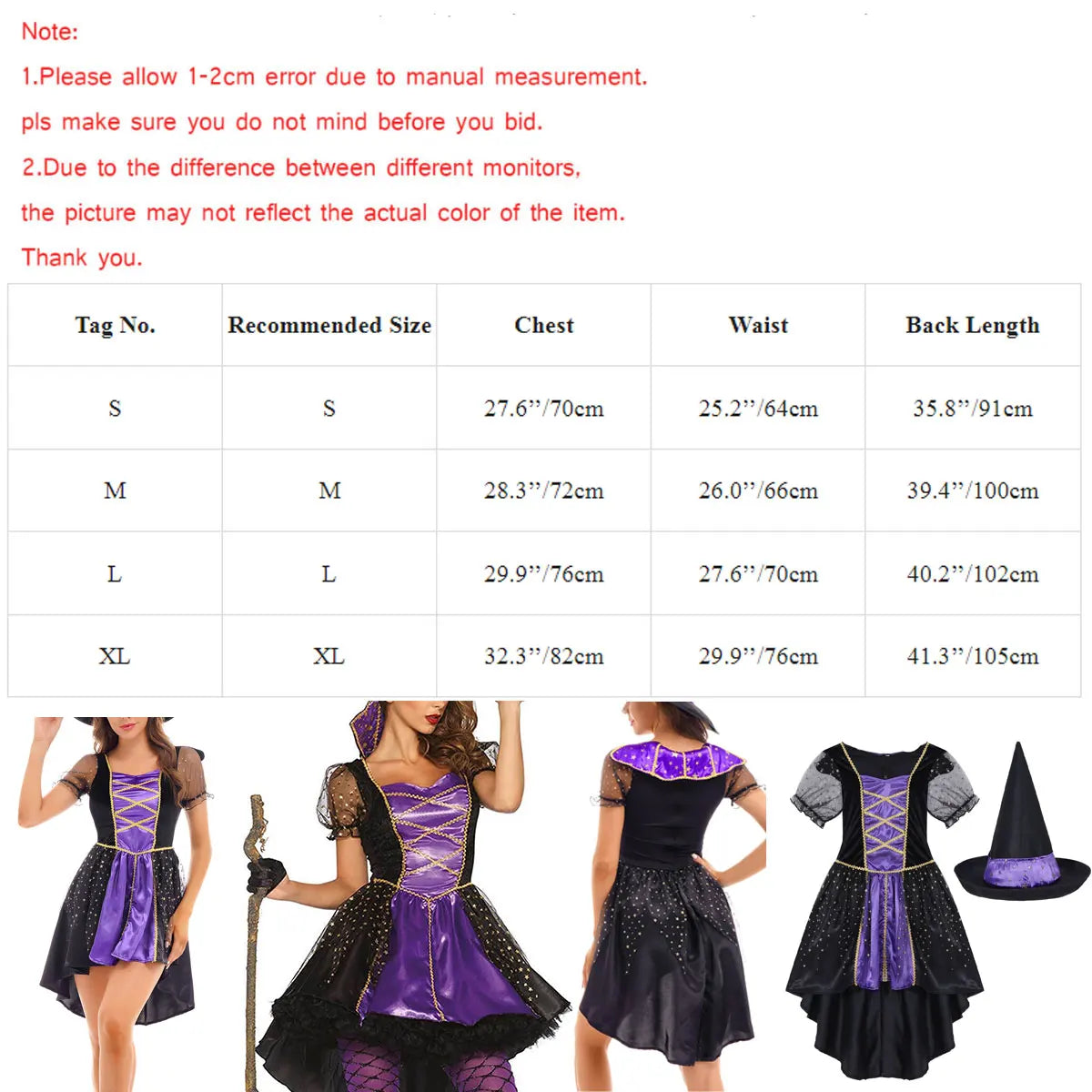 Halloween Costume Adult Woman Queen Dress Magic Witch Easter Demon Vampire Bride Death Witch Cosplay Costumes Retro Court Dresse