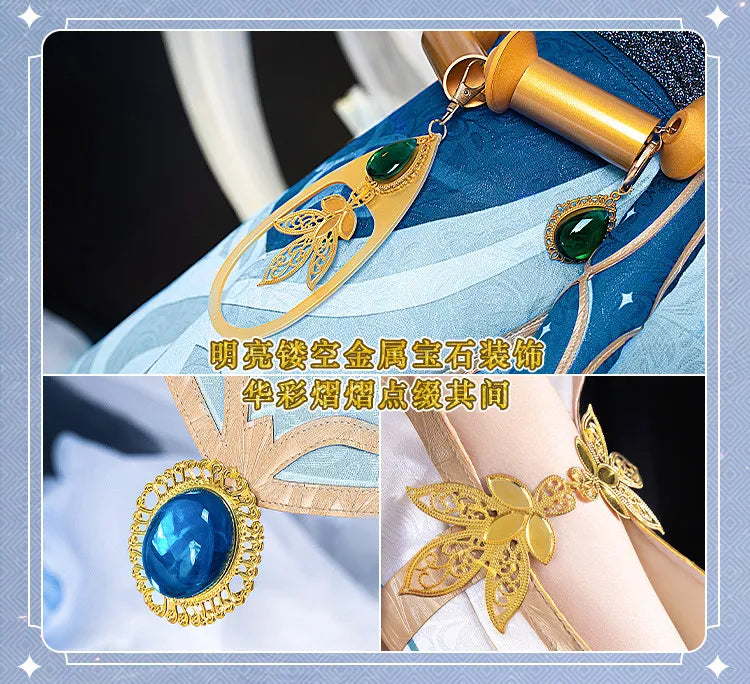 Halloween Carnival Party Dress Role Playing Outfits Nilou Cosplay Costume Headwear Accessories Nilou Cosplay Women 2026
