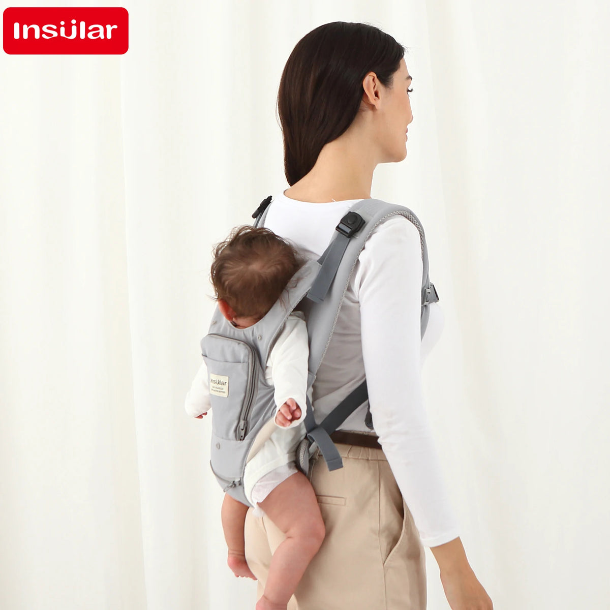 Baby Four Seasons Style Carrier Multi-functional Child Waist Stool Breathable Waist Stool With Hip Seat Front Hold Portable 0-2Y