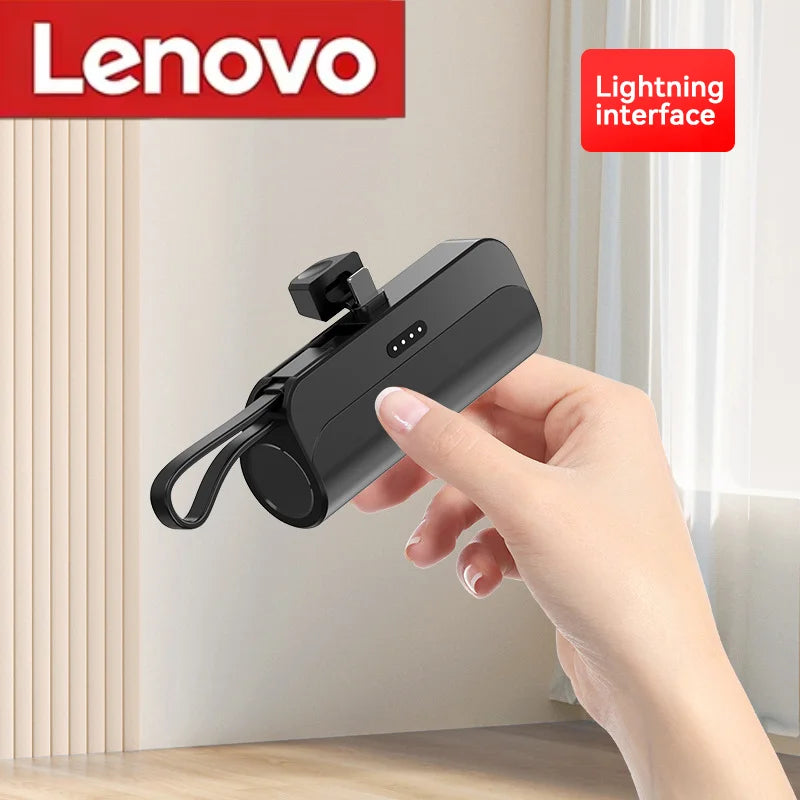 Lenovo 2026 500000mAh Ultra Slim Power Bank Super Fast Charging High Capacity Portable External Battery USB C for Android iPhone