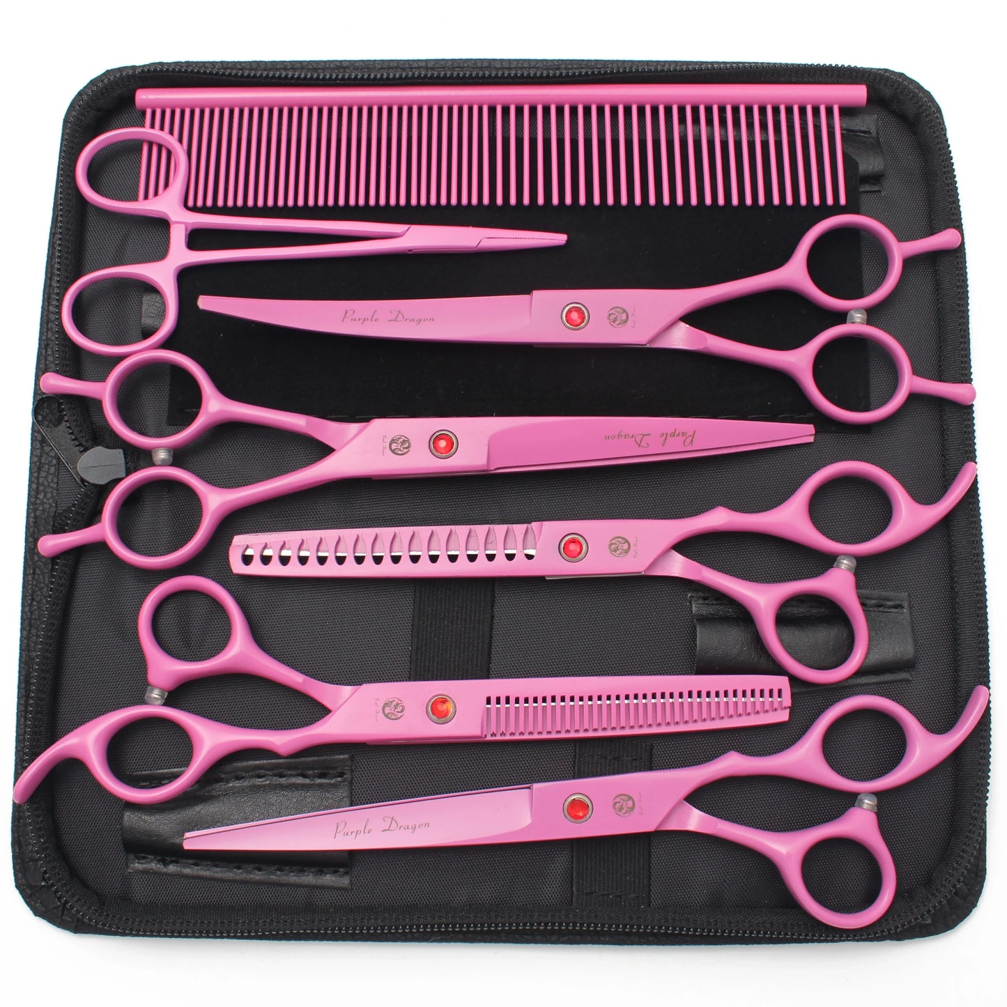 Pet Grooming Scissors Set - Professional Dog & Cat Grooming, Stainless Steel, Sharp, Multi-Piece, Ergonomic Handle, Durable Trim