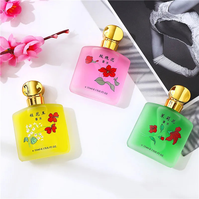 Osmanthus Perfume for Men Women Unisex Long Lasting Fresh Delicate Floral Scent with Rose Jasmine Student Fragrance 35ml Parfum