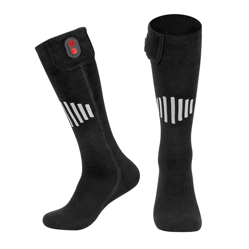 Winter Heated Socks Battery Case Thermal Socks Men's Women's Heating Foot Warmer Electric Socks Warm Sock Cycling Ski