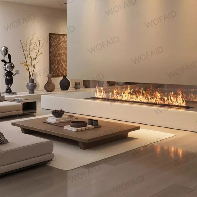 WOFAID 5 Year Warranty 3d Automizing Water Vapor Electric Fireplace Artificial Fire Flame for Living Room Decoration Fireplace