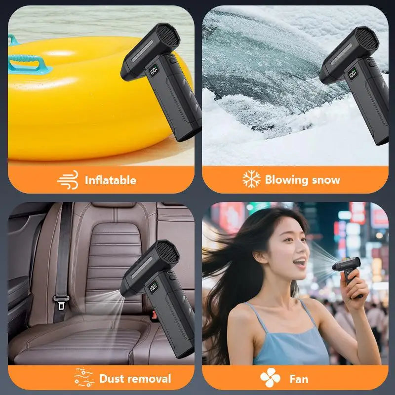 X8 Brushless Turbo Jet Fan Blower 100000RPM Powerful Electric Air Blower Vacuum Dust Cleaner Portable Dust Cleaner Violent Fan