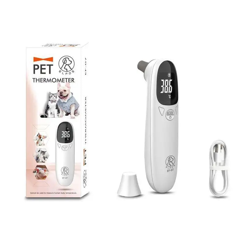 Infrared Pet Dog Cat Ear Thermometer Medical Animal Measuring Electronic Thermometer Non-contact Home Veterinary Equipment Quick