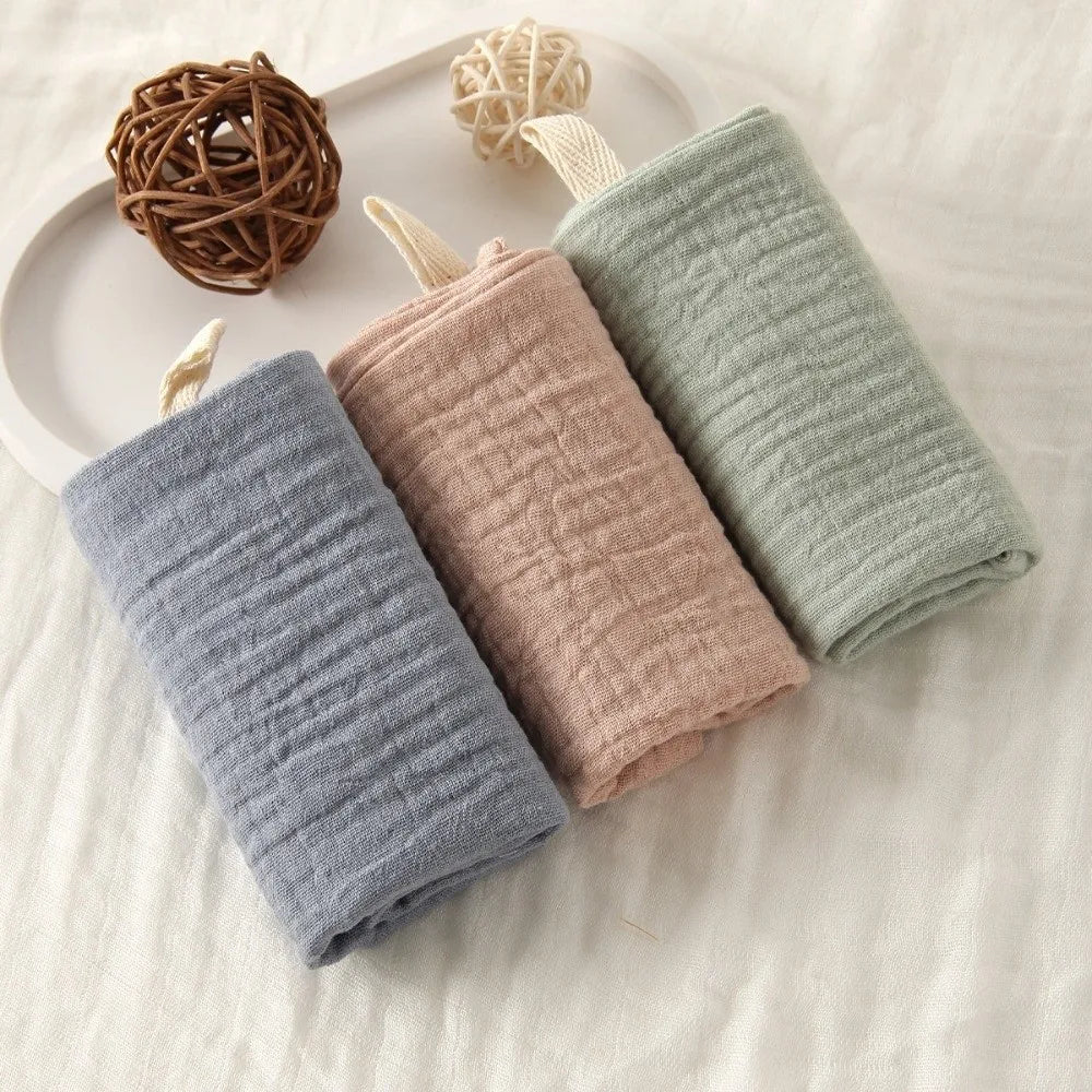 High Quality 4-Layer Pure Cotton Baby Cotton Washcloth Absorbent Soft Square Towels Baby Towels Gauze Cotton Newborn Burp Cloth