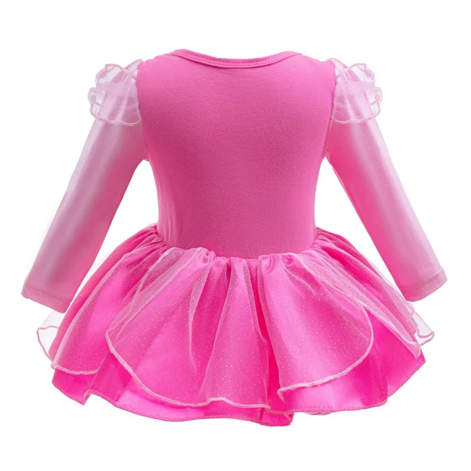 Baby Girls Princess Sofia Outfit Anna Elza Infant Baby Tutu Dress Kids Girls Costume Romper Aurora Belle Clothes Costumes Dress