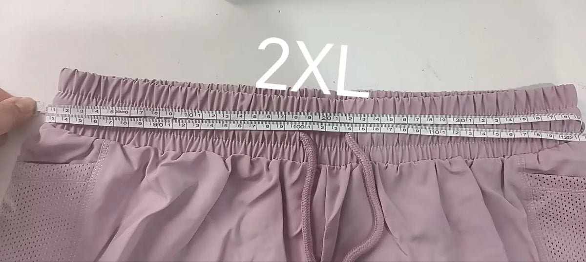 Loose Sports Shorts Women's High-Waisted Double-Layer Anti-Glare Yoga Fitness Pants Running Quick-Drying Training Outerwear Hot