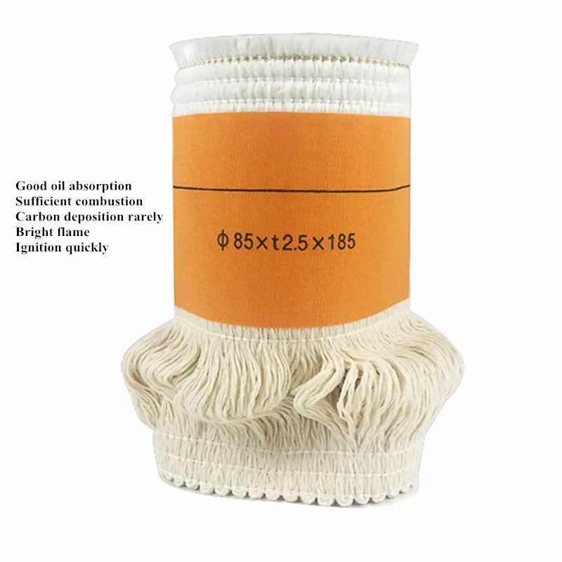 Various Models  65 75 85 95 120 mm Kerosene Stove Wicks High Quality Glass Fiber + 100%Cotton Heaters Wick Free Shipping