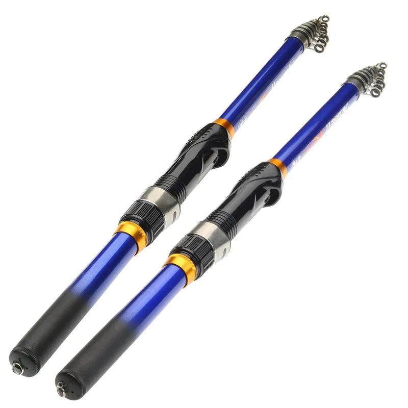 JOSBY Telescopic Rock Fishing Spinning Rod 3.0M/2.7M/2.4M/2.1M /1.8M/1.5M Portable Travel UltraLight Mini Pole Pesca
